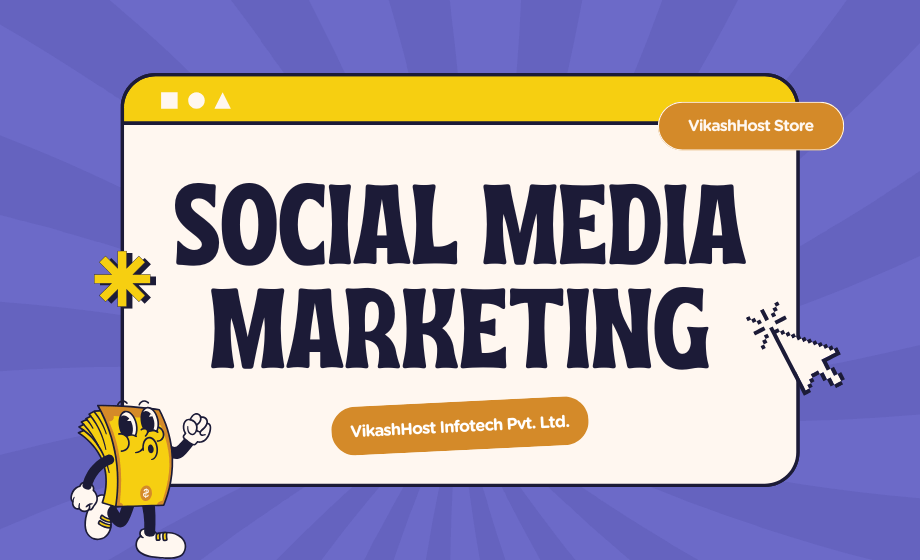 Social Media Marketing. Developed By VikashHost Infotech